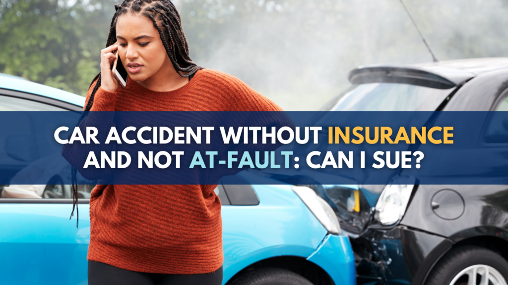 Not having insurance in the event of an accident