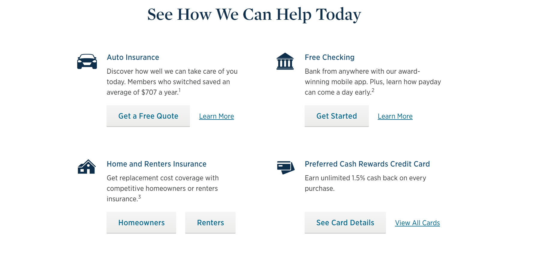 Usaa bundle bundling renters